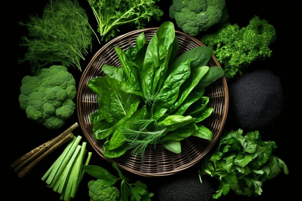 Verdant Harvest - Fresh Greens and Herbs Collection